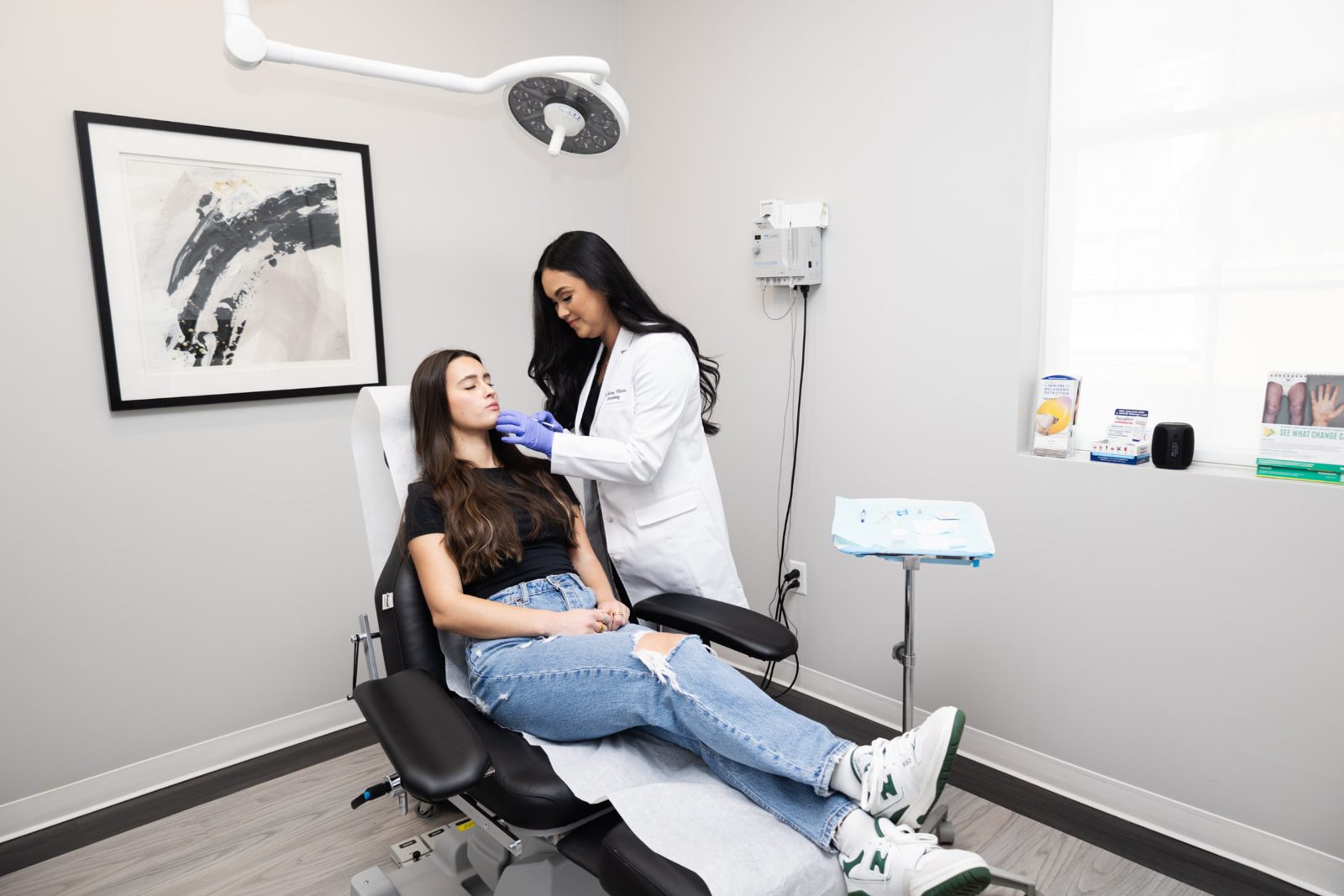 Treatment room at the Florida Institute of Dermatology Winter Garden office
